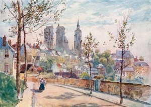 Laon from the Boulevards by Herbert Menzies Marshall