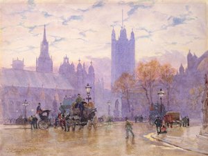 Morning in Parliament Square, 1889