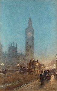 Twilight on Westminster Bridge