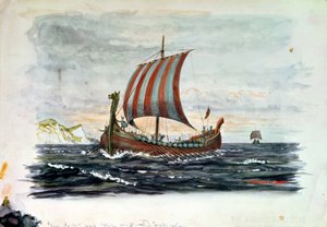 Viking Ship by Herbert Oakes Jones