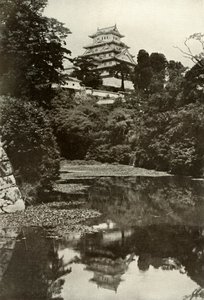 An Old Feudal Castle from the Moat