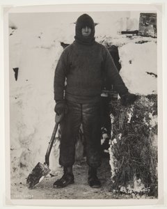 Capt. Oates during the Terra Nova Expedition (1910-13) to the South Pole by Herbert Ponting