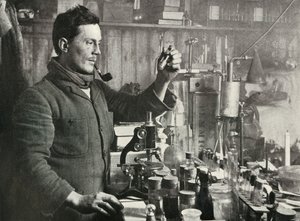 Dr. Atkinson in his Laboratory, 15 September 1911 by Herbert Ponting