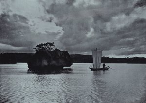 Evening on the Inland Sea by Herbert Ponting