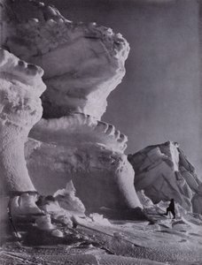 Ice Bastions of the Castle Berg by Herbert Ponting