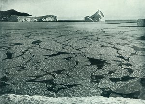 Pancake Ice Forming Into Floes Off Cape Evans, c1910-1913, 1913