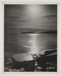 The Freezing of the Sea by Herbert Ponting