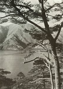 The Hotel Across The Lake, Shoji, 1910 by Herbert Ponting