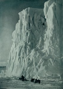The Point of the Barne Glacier by Herbert Ponting