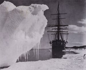 The Landing at the Ice-Foot Near Cape Evans