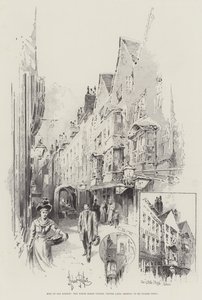 Bits of Old London, the White Horse Tavern, Fetter Lane, shortly to be pulled down