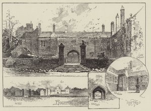 Hoghton Tower in Lancashire by Herbert Railton