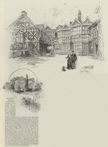 Moreton Hall in Cheshire by Herbert Railton
