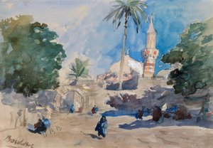 Boulac near Cairo from the Town Wall by Hercules Brabazon Brabazon