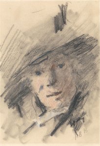 Study of a Woman by Hercules Brabazon Brabazon