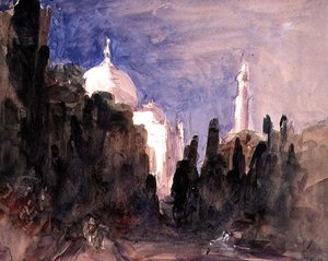 The Gardens of the Taj Mahal by Hercules Brabazon Brabazon