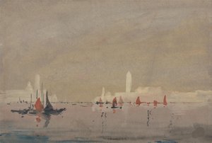 Venice from the Lagoon by Hercules Brabazon Brabazon