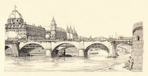 Works on the Old Pont Notre-Dame, 1913-1915 by Herman Armour Webster