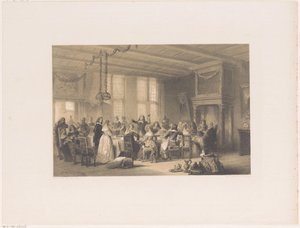 Toast During a Wedding Feast in the Seventeenth Century