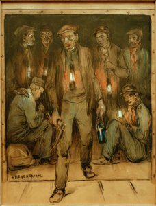 Miners at the Entrance
