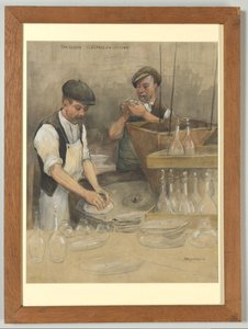 The Glass Factory in Leerdam: Flat Grinding