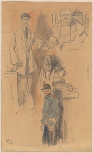 Portrait of Jan Hamdorf and W. van der Pluym by Herman Moerkerk