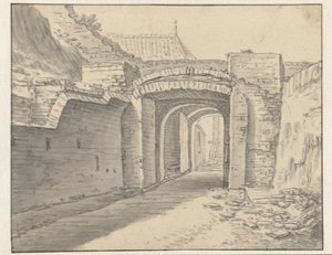 Passage under the city wall of Utrecht
