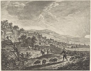 Varkenshoeder by Herman Saftleven