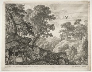 Landscape with Sts. Paul and Anthony by Herman van Swanevelt