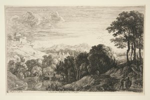 Landscape with Sunset, from the Series Hill Landscapes