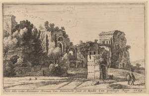 The Baths of Caracalla by Herman van Swanevelt