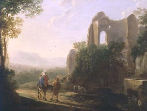 The Flight into Egypt by Herman van Swanevelt