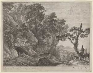 The Repentant Magdalene in a Landscape