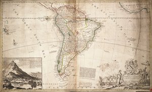 Map of South America, c.1715