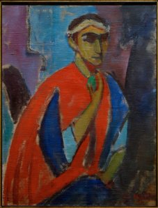 Self-Portrait in Costume (The Roman) by Hermann Stenner