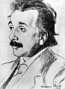 Albert Einstein, German-Swiss Mathematician and Theoretical Physicist by Hermann Struck