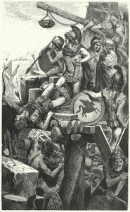 Alexander the Great Laying Siege to Tyre, 332 BC by Hermann Vogel