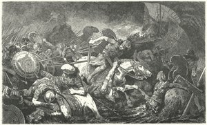 Flight of the Persians after the Battle of Marathon, 490 BC by Hermann Vogel