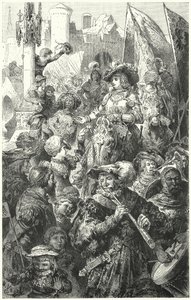 Procession of Landsknechts Setting Off for War, 16th Century by Hermann Vogel