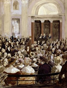 Reception of Victor Hugo at the Academie Francaise, Paris, 3rd June 1841 by Hermann Vogel