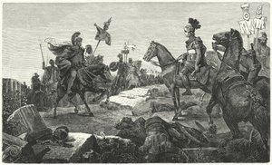 The Meeting Between Scipio Africanus and Hannibal Before the Battle of Zama, 202 BC by Hermann Vogel