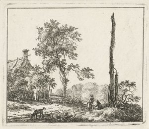 Landscape with High Pole Six Landscapes (series title)