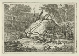 Oven with Shovel by Hermanus Fock