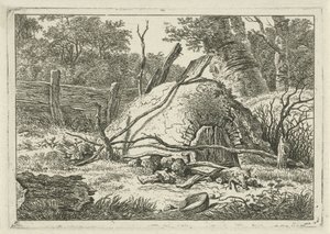 Oven with Shovel by Hermanus Fock