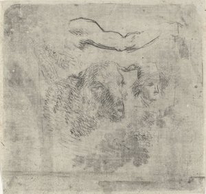 Study Sheet with Sheep by Hermanus Fock