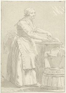 Woman Cleaning Fish (Fishwife)