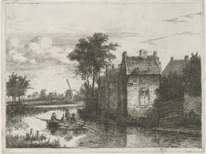 Boat with Four Passengers