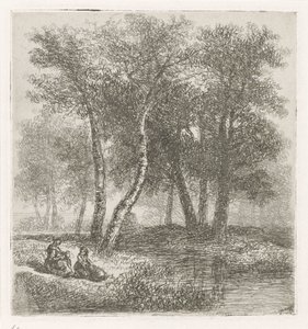 Mother and Child by the Waterside