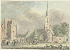 Church and Ruins of the Abbey at Rijnsburg