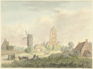 Church of the Village of Westkapelle in Zeeland